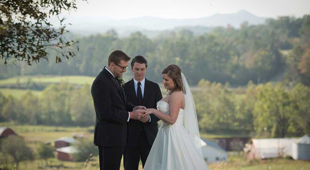 Oak Hill wedding ceremony, Appear Photography